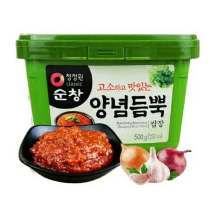 

Korean samjang sauce garlic, sauce Korea bbq 500gr