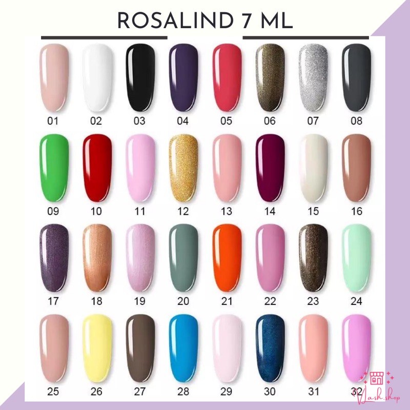 KODE 1 - 19 - ROSALIND NAIL GEL 7 ML