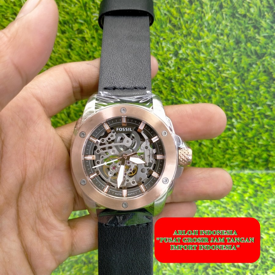 New Jam Tangan Fossil Me3082 Modern Machine Automatic Garansi 1th