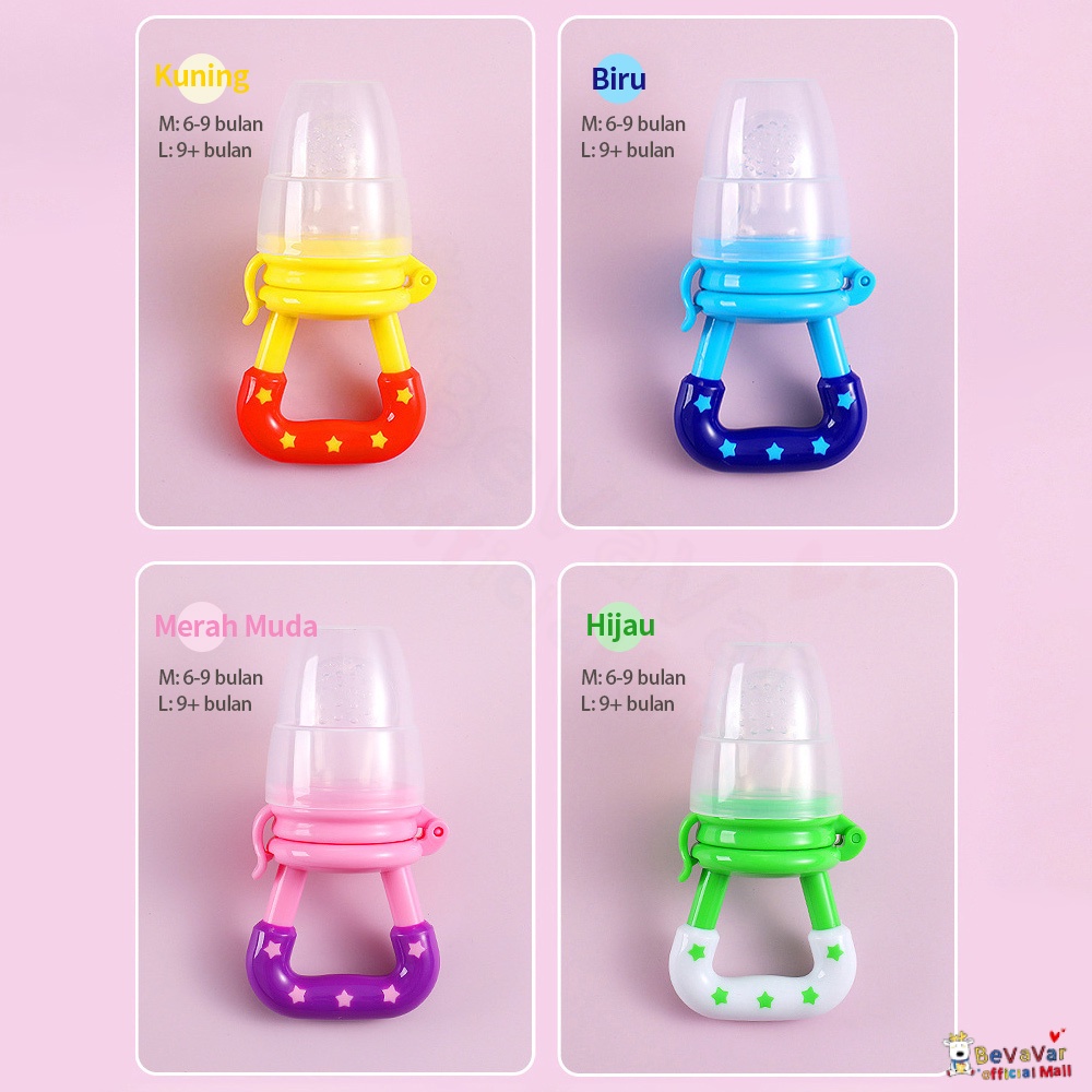 BEVAVAR  Empeng Buah Bayi Dot Buah Bayi Fruit Feeder Pacifier Baby