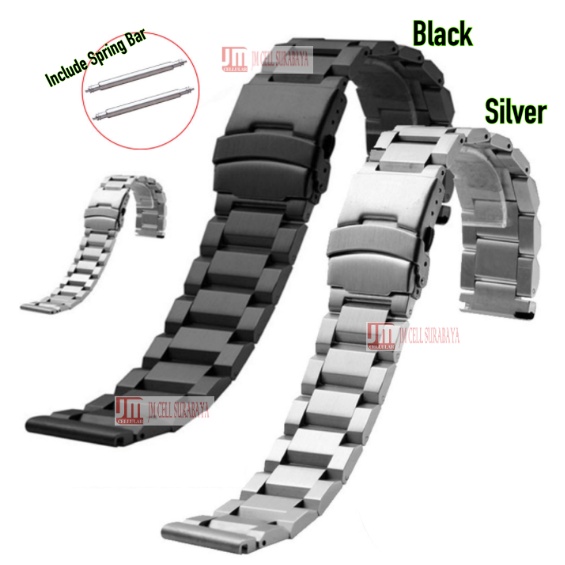 SOLID Watch Strap Suunto Traverse - Tali Jam Tangan 24mm Stainless Steel