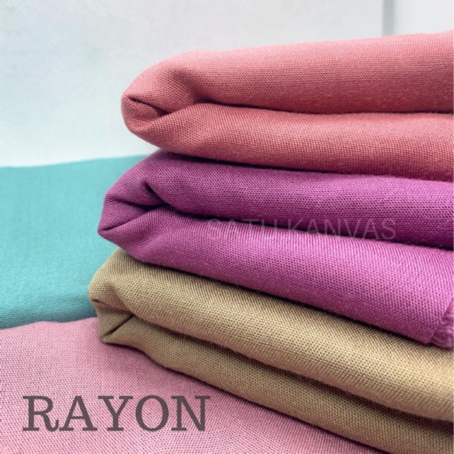 Kain RAYON POLOS PREMIUM RAYON VISCOSE