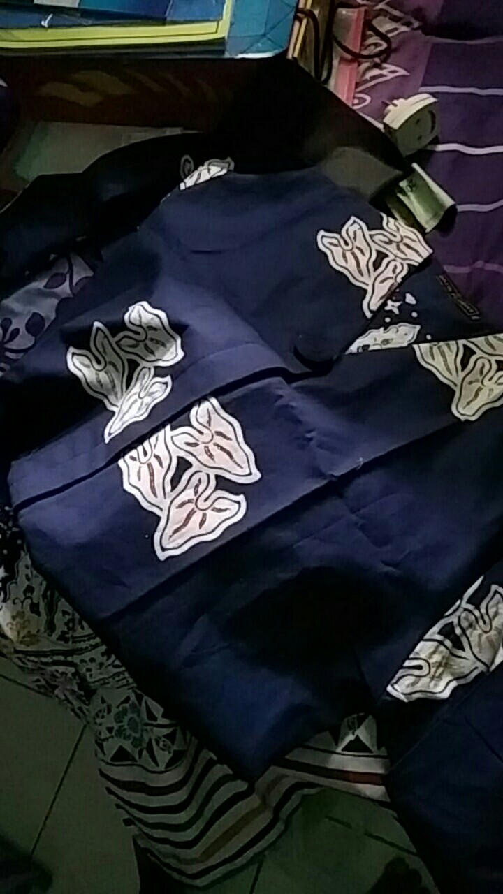 Terbaru Tunik Batik / Batik Tunik Warna Navy Tunik Batik Amara
