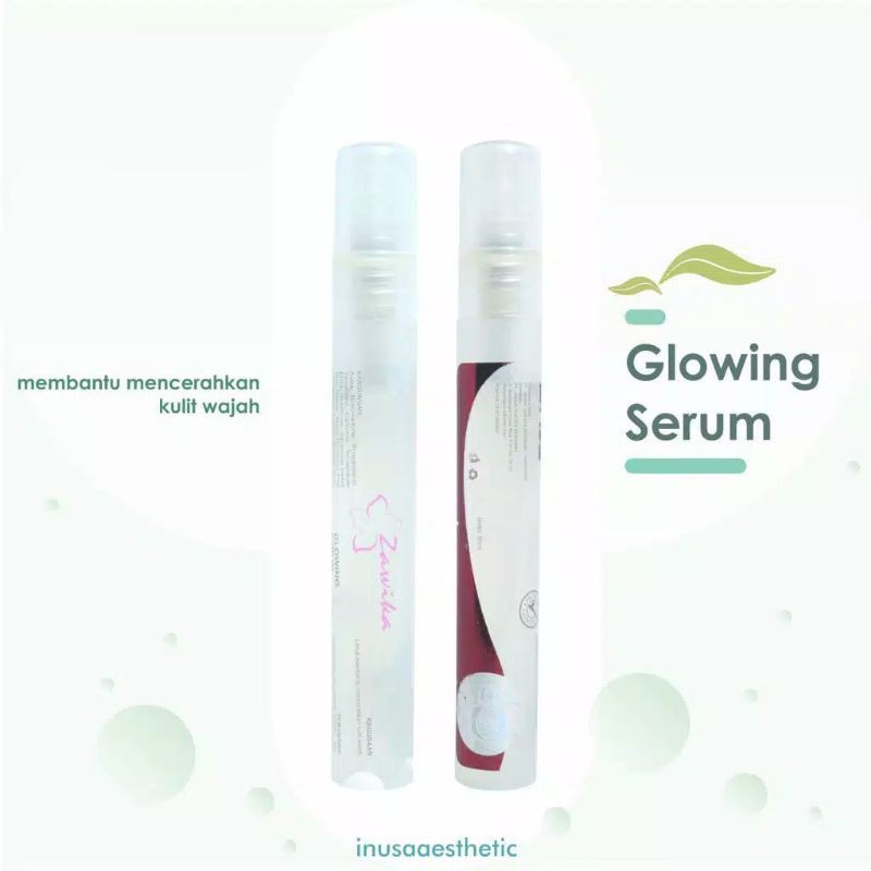 Serum Glowing zawika/BPOM/aman/dokter/klinik/pemutihwajah/alami