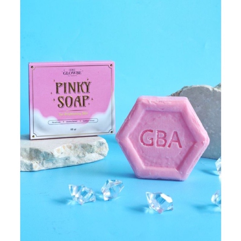 PINKY SOAP FOR BRIGHTENING SKIN BY GLOWBE BEAUTY