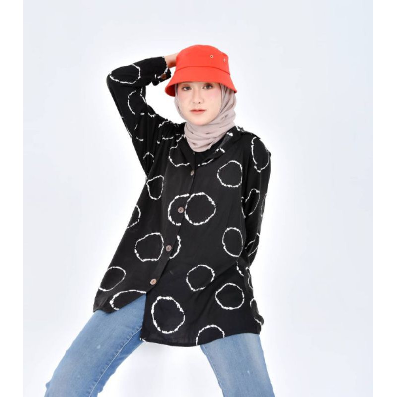 SHIRT KOREA - ROUND SHIRT - ATASAN WANITA - PAKAIAN TERLARIS - KOREAN STYLE - PAKAIAN WANITA - SHIRT - CASUAL SHIRT