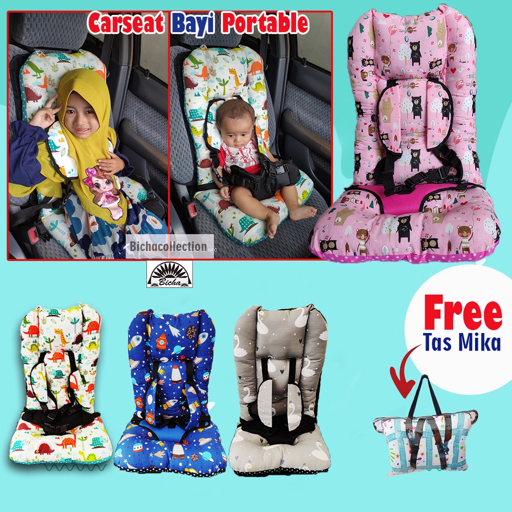 FREE TAS MIKA !! Carseat Alas Dudukan Anak Bayi Di Mobil Kualitas Premium cocok untuk kadoh Ultah