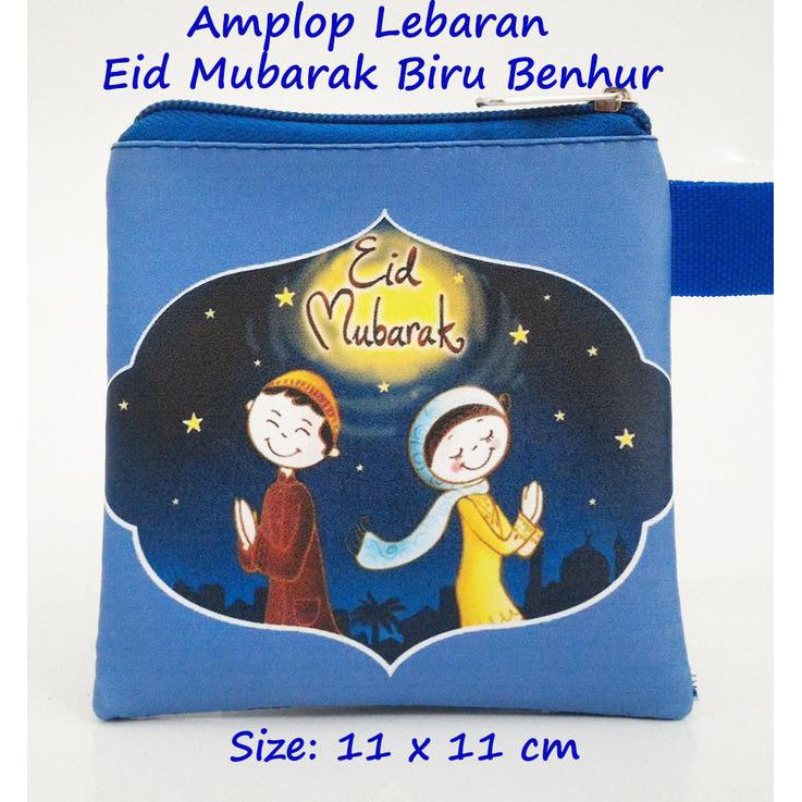 

New Arrival Amplop Lebaran Eid Mubarak Biru Benhur Angpao Lebaran Dompet Hari Raya Kwalitas Terbaik