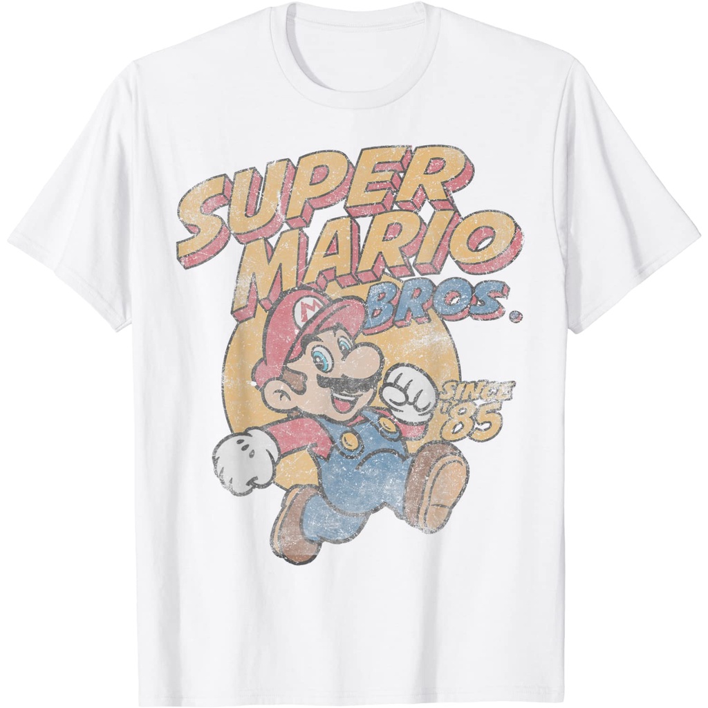 Baju Kaos Pria dan Wanita Dewasa Super Mario Bros Since Baju Kaos Pria dan Wanita Dewasa Super Mario Bros Since