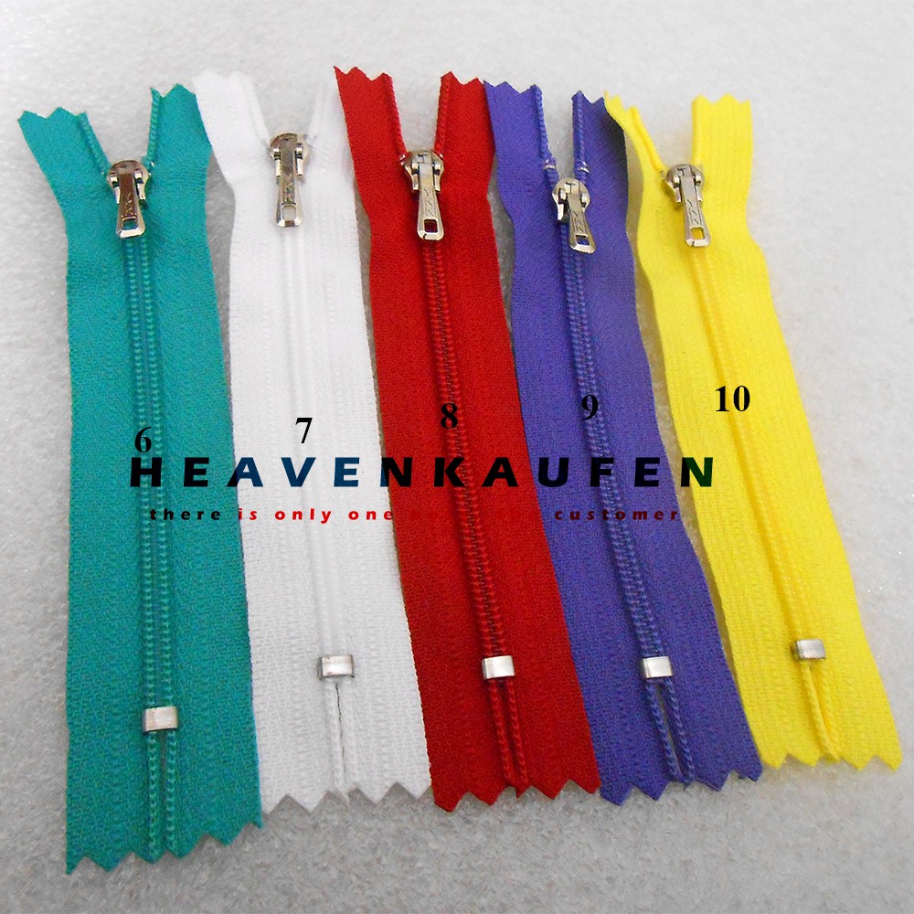 Resleting Zipper YKK 10 cm - 4 inch Warna Warni Murah