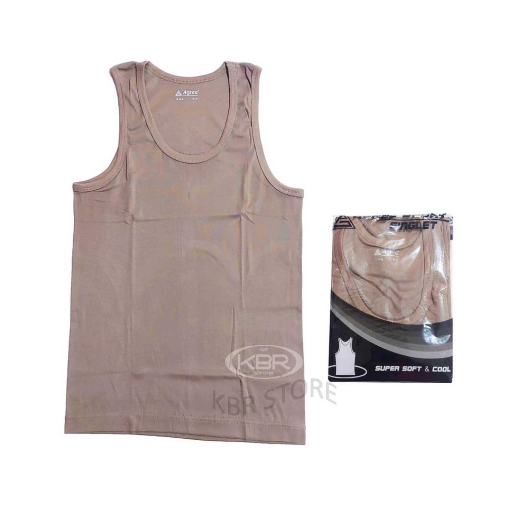 agree-Singlet Dalam Pria Singlet AGREE Sportwear Singlet Pria Polos-WF STORE