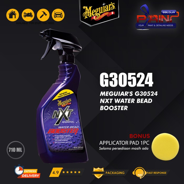 Meguiars NXT Water Bead Booster G30524 710ml, Perawatan Wax Mobil