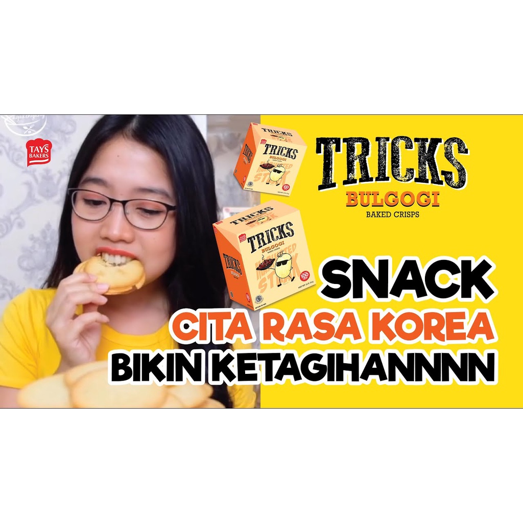 [HALAL] Tricks Baked Potato (15gr x 4pc) / Trick Snack Kentang Korea Original / Kimchi