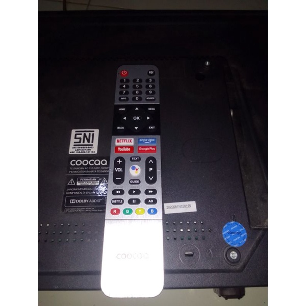 REMOT TV LED SMART TV COOCAA 32TB7000