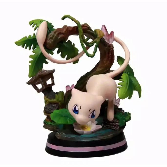 Action Figure Pokemon Statue Mew - Mainan Anak Koleksi Pokemon