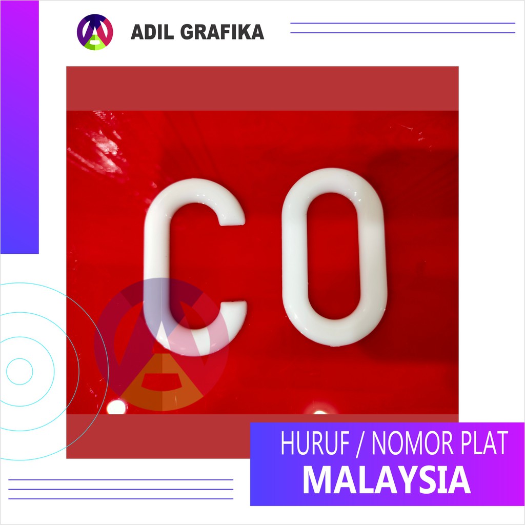 HURUF/NOMOR PLAT MOBIL SATUAN/GROSIR - MALAYSIA