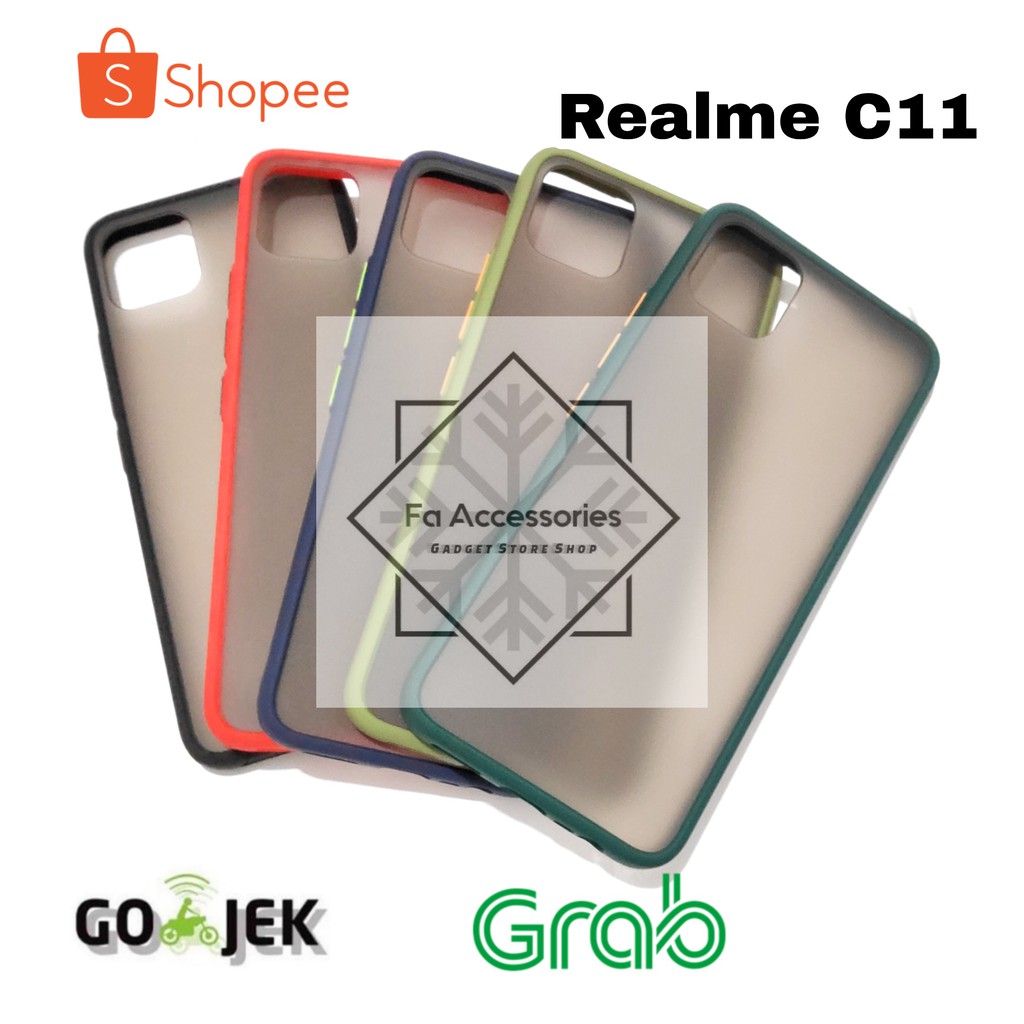 FA Phone soft Case Realme C11 C12 C15 c17 C20 softcase casing shock proof