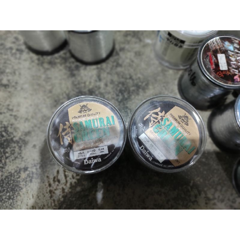 senar daiwa samurai green 257m