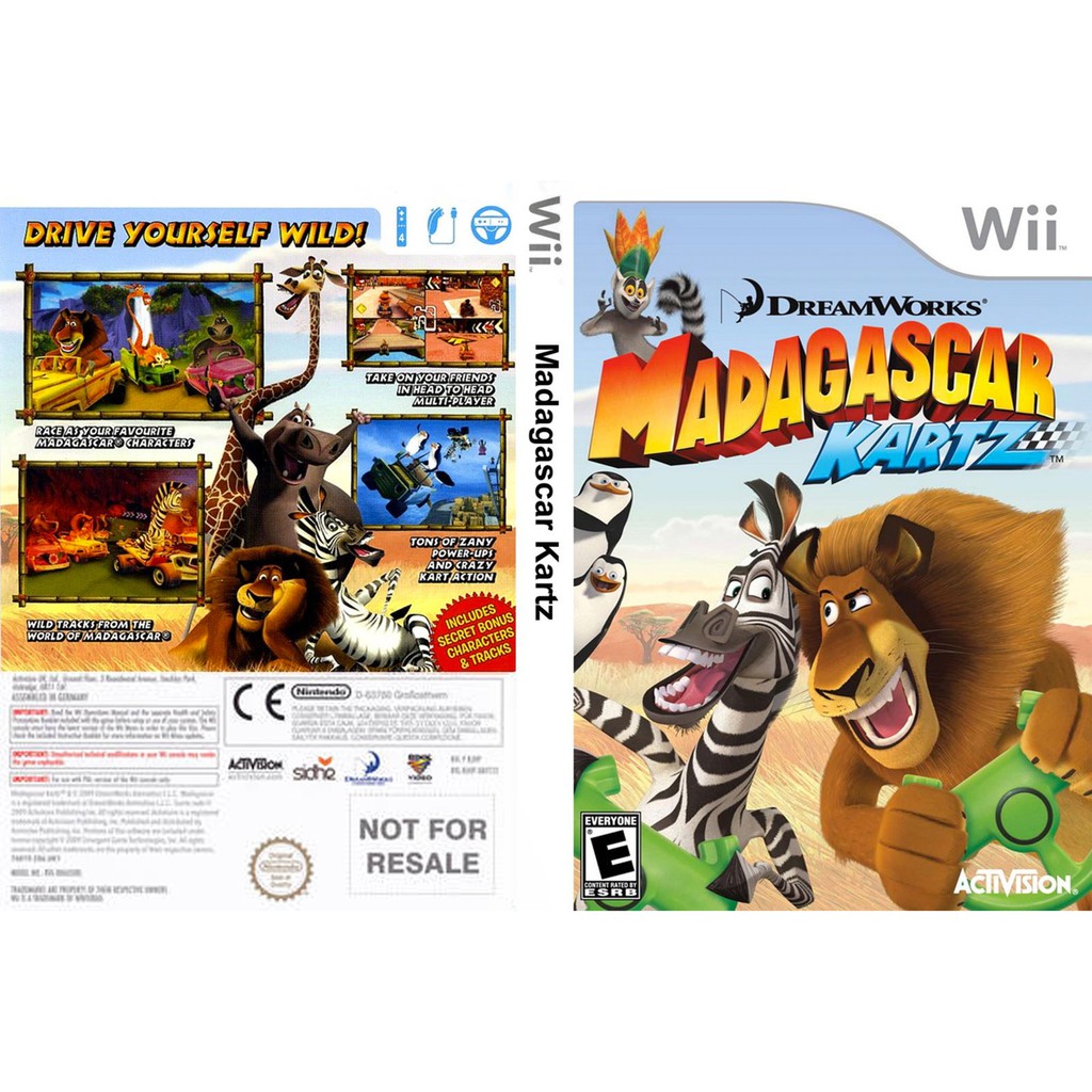 madagascar game wii