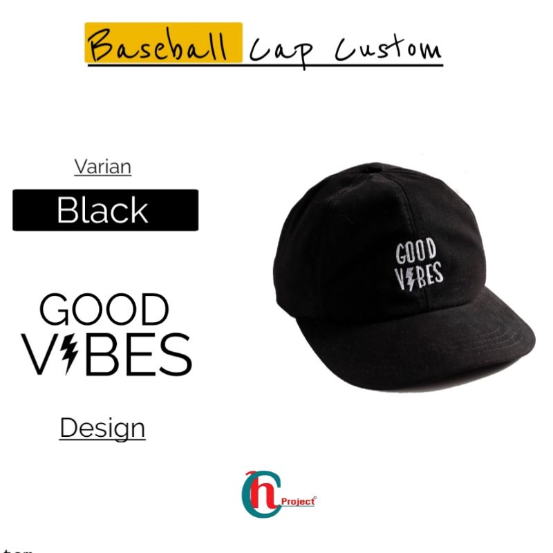 Topi Baseball Polo Cap bordir topi custom baseball