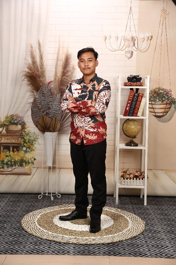 M231 Kemeja Pria Batik Panjang Coklat 1726a