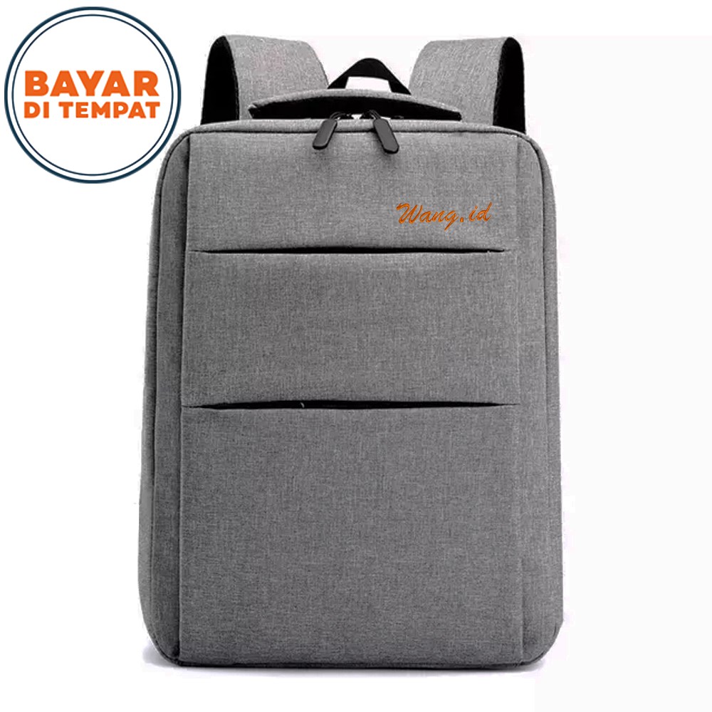 6.6 Shopee Belanja Gratis!! Backpack Laptop W100 Tas Ransel Pria Wanita Tas Sekolah Style Korea Remaja Modern Kwalitas Import