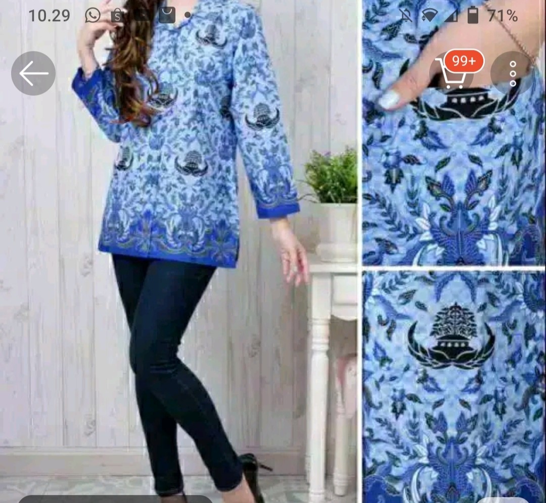 Korpri Bahan Katun Pria & Wanita Xxxl (4-l) Jumbo Big Size 6