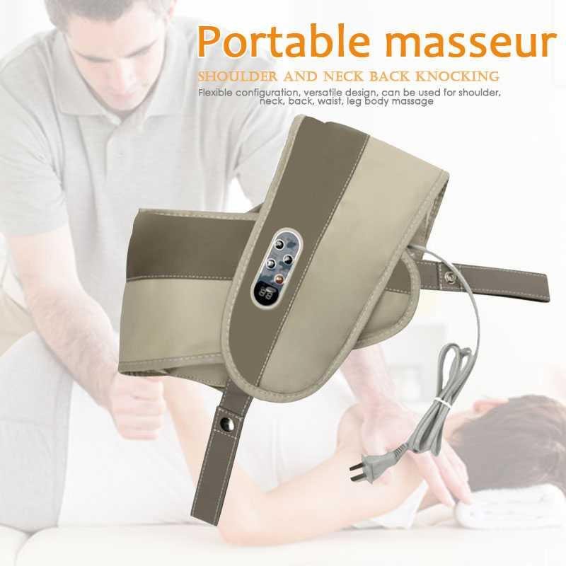 Alat Simulasi Pijat Elektrik Cervical Massage Shawl - A194 - Gray