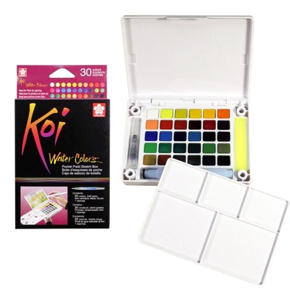 

[COD] Sakura Koi Watercolor Pocket Field Sketch Box 30 OBRAL Kode 1154