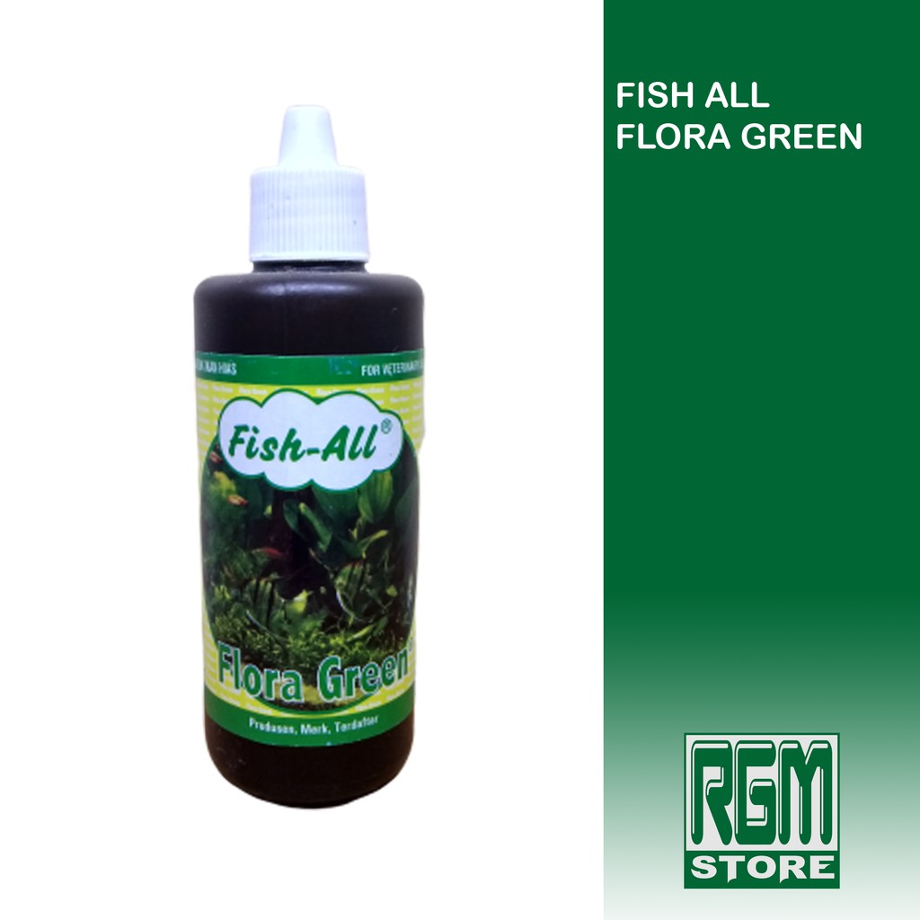 fish all pupuk cair aquascape aquarium flora green 100ml murah