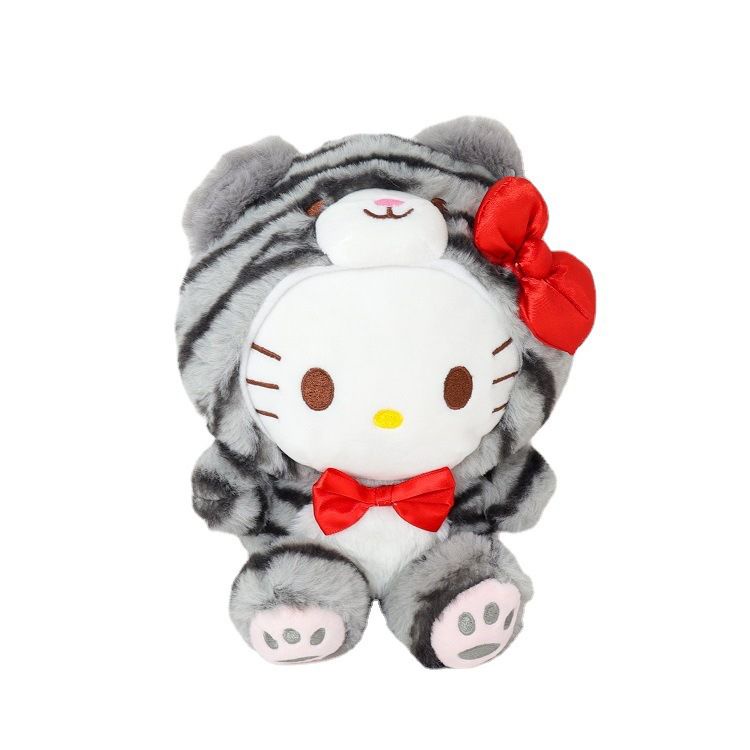 MAINAN BONEKA KUROMI MELODY HELLO KITTY CINNAMOROLL POMPOMPURIN PURIN KOSTUM TIGER HARIMAU IMPOR