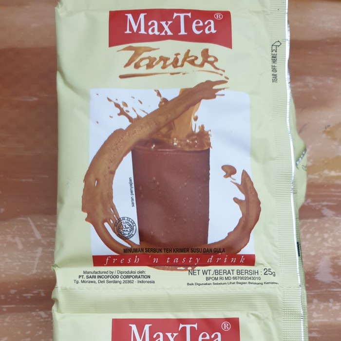 

B06 Max Tea Teh Tarik 25Gr. Termurah!!! Gg054S