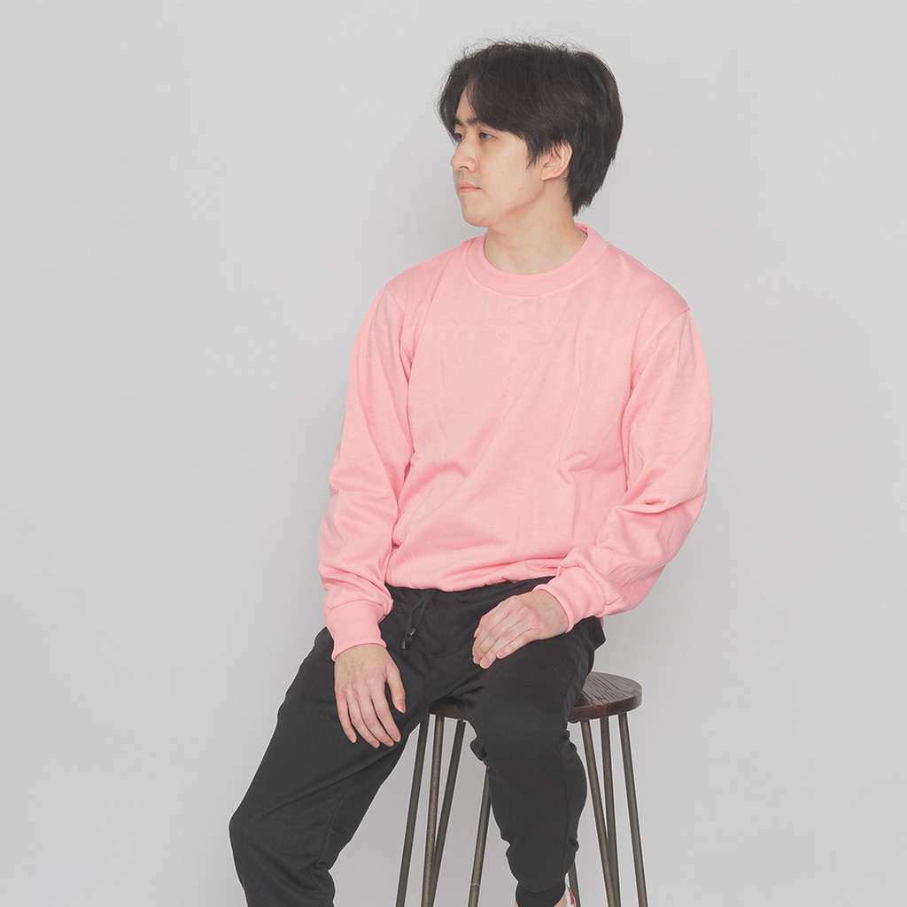 Basic Sweater Collection | M-XXL | Sweater Pria Wanita Unisex | Cotton Fleece | COD (Bayar di tempat)-7