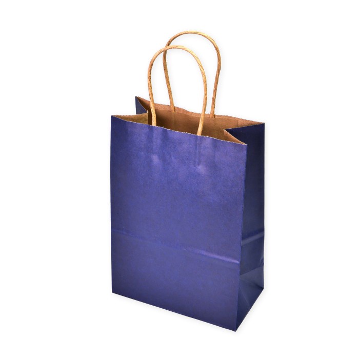 

NEW Scoop Kantong Kertas / Paper Bag Monotone 15x21x8cm 62240200 - Biru Tua