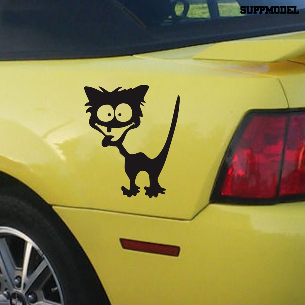 Stiker Motif Kucing Lucu Anti Air Untuk Dekorasi Mobil
