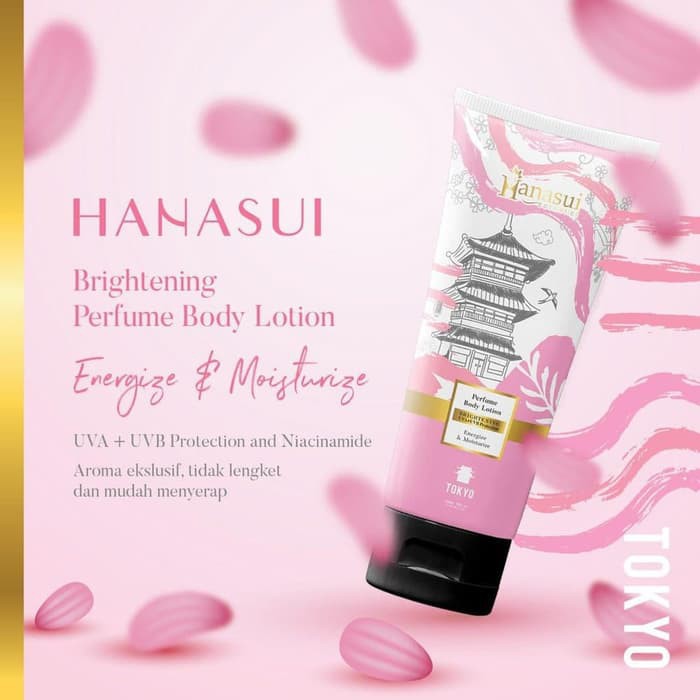 HANASUI BRIGHTENING PERFUME BODY LOTION 180ML