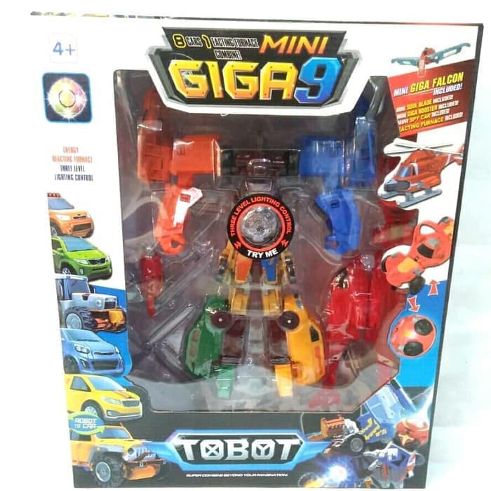 tobot giga 9 mainan anak laki mainan tobot