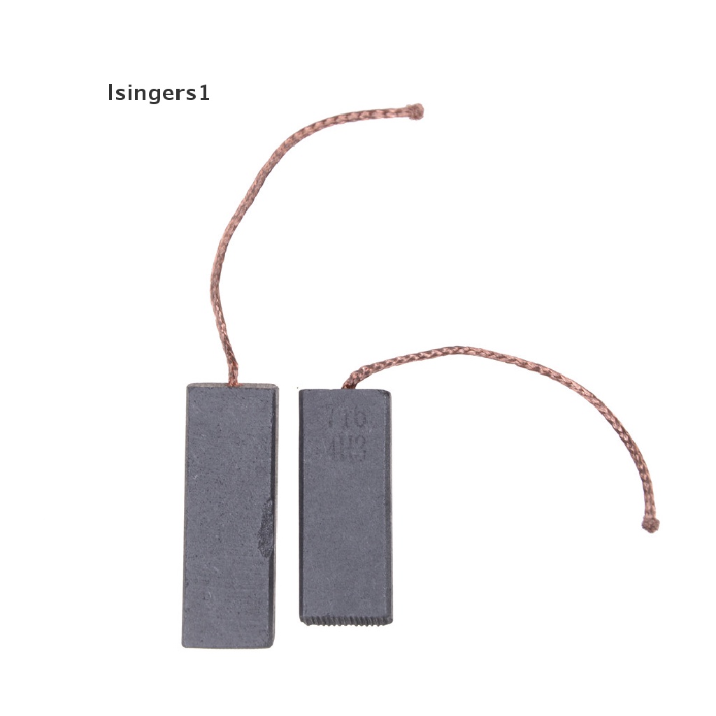 (lsingers1) 2pcs Sikat Karbon Motor 5x12.5x35mm Untuk Mesin Cuci