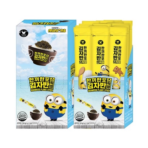 

MINIONS Seaweed Flakes Rumput Laut Stick Korea