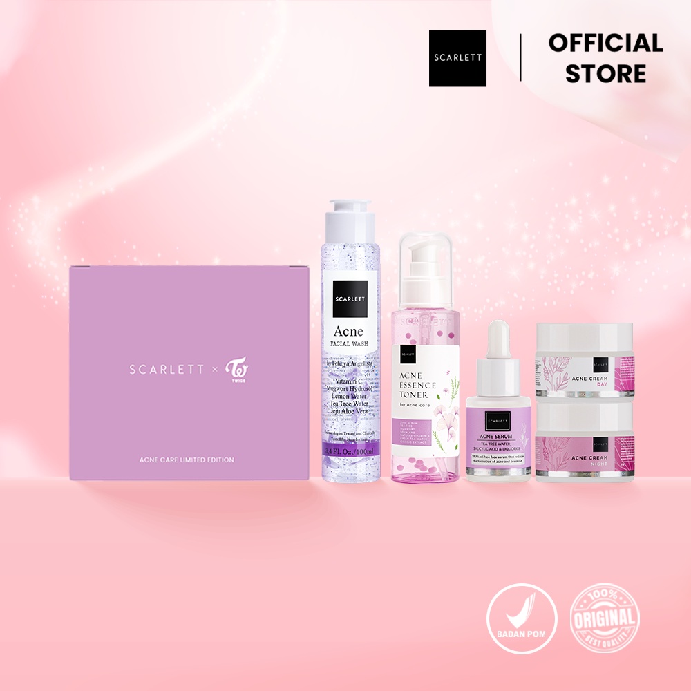 Scarlett Whitening Acne Care Package Limited Edition