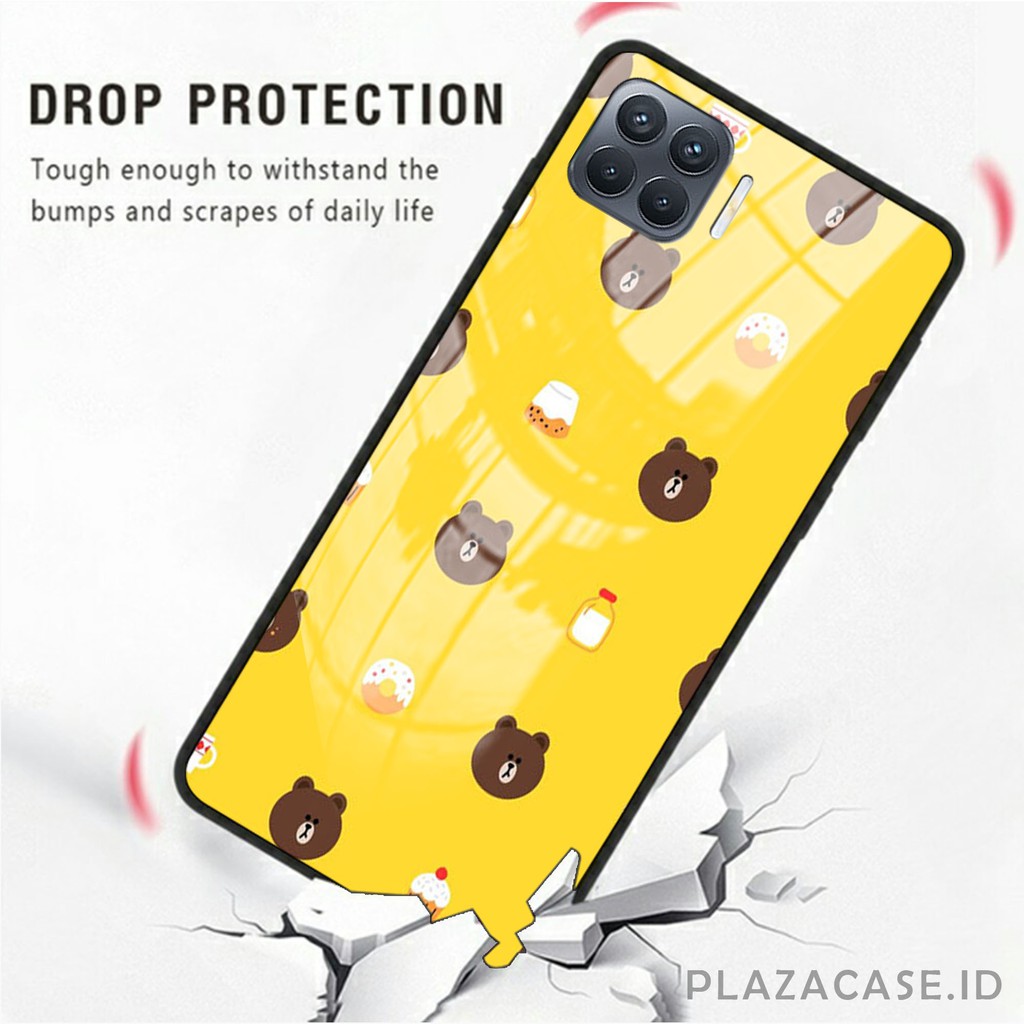 Softcase Glass Cute [K67] for RENO 4F V20 V20 SE REDMI 9C A53 C17 RENO 4 REALME 7i Y30 Y50 A31 A73