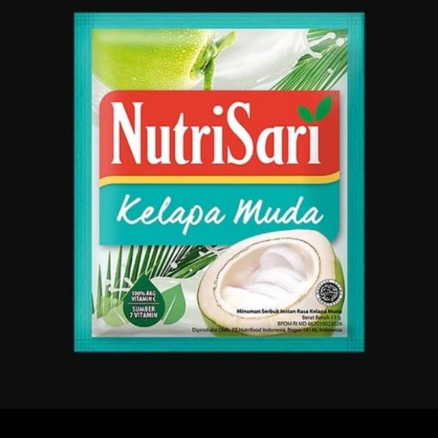 

Nutrisari Kelapa Muda 1 Renceng (10 Sachet)