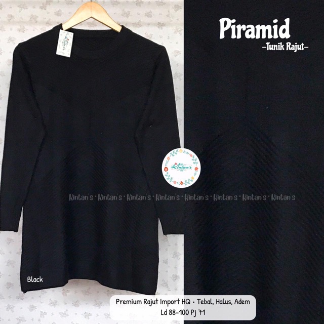 Piramid tunik rajut by Kintan’s