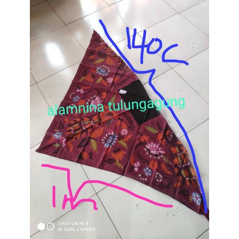 ❄️FLASH Sale☄️ UDENG BATIK UDENG KEPALA KHAS MADURA ASLI BANDANA KEPALA SEGITIGA BATIK MADURA Akseso