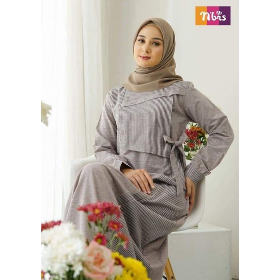 Gamis Nibras NB A93 Light brown