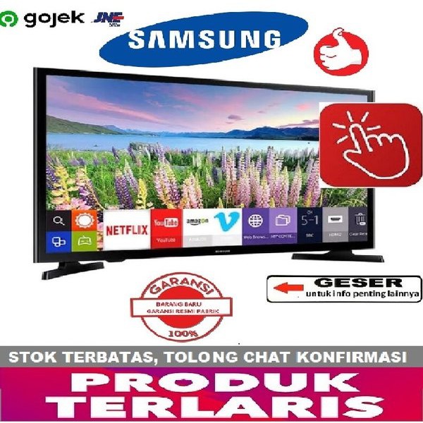 Solusi SAMSUNG LED TV 32 Inch - UA32J4303 - Hitam -free BREKET-Smart TV - RESMI SAMSUNG Limited