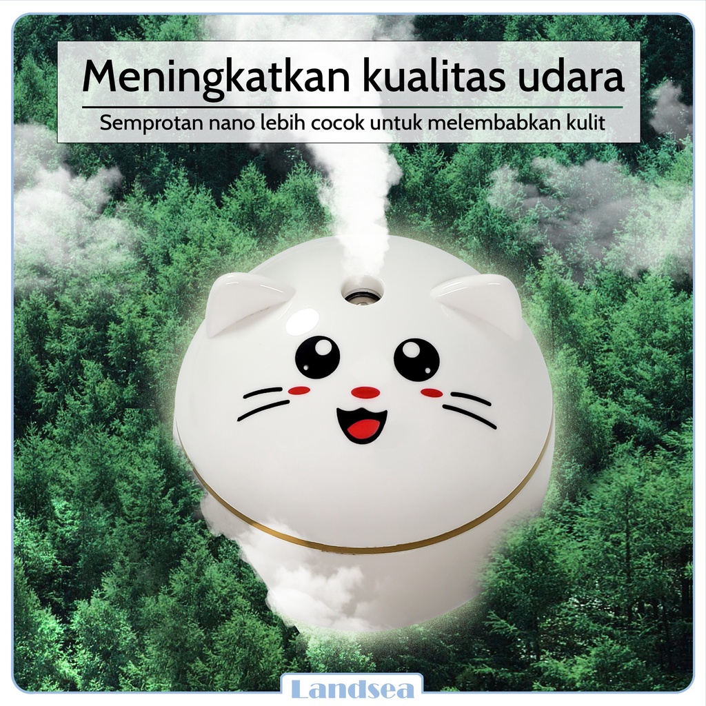 Landsea  Humidifier Air 300ml Diffuser Aroma - Pelembab Udara - Terapkan ke Essential oil