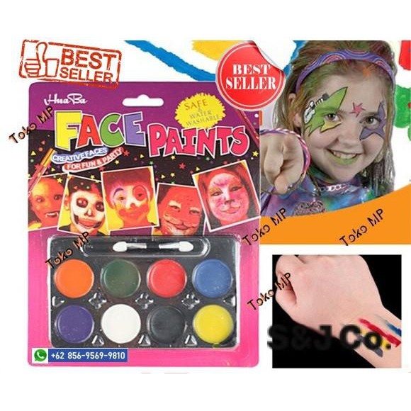 

Body Paint Lovely Children Festival Face Painting Craft Face Deco Kids Murah Meriah Ready