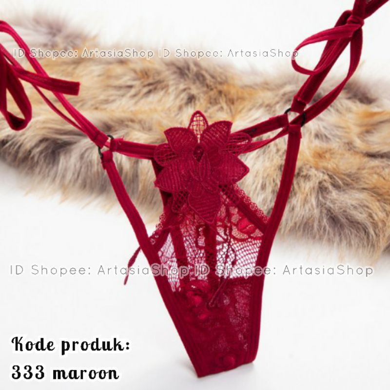 Gstring Jumbo Original XL-XXXL Gstring Bigsize Hitam Merah Pink, Gstring Big Size Ukuran Besar 332