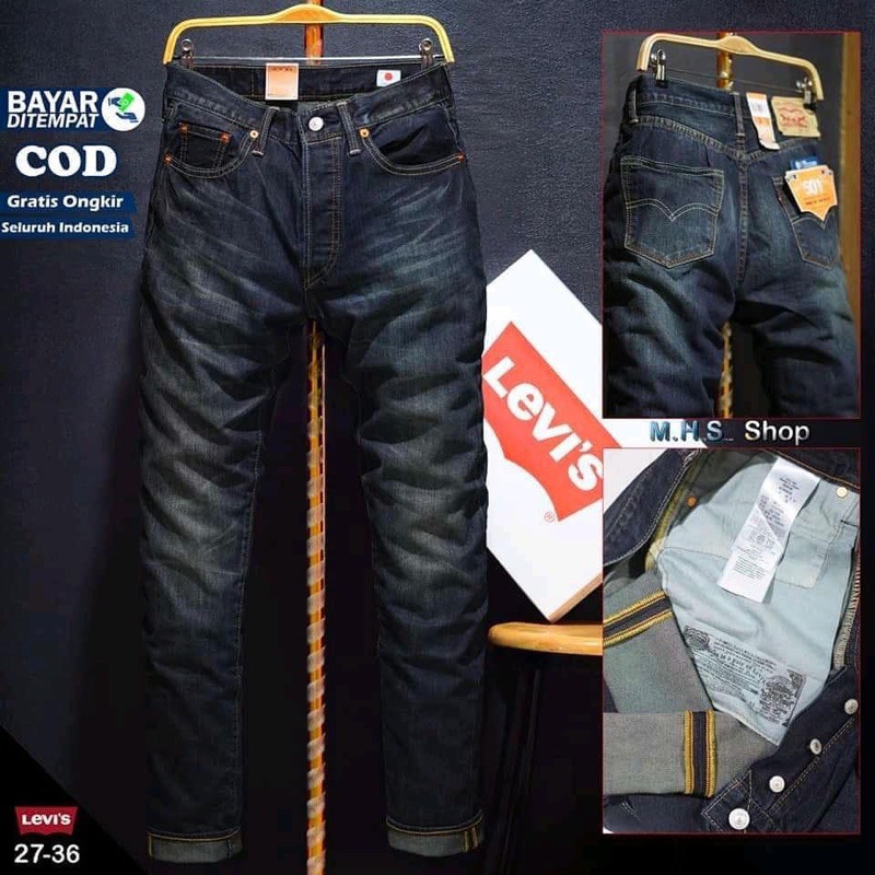 CELANA JEANS PANJANG PRIA PEVIS 501 MADE IN JAPAN ORIGINAL